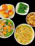 Cầu vồng sau mưa - món chay