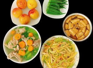 Hình của món Cầu vồng sau mưa - món chay.