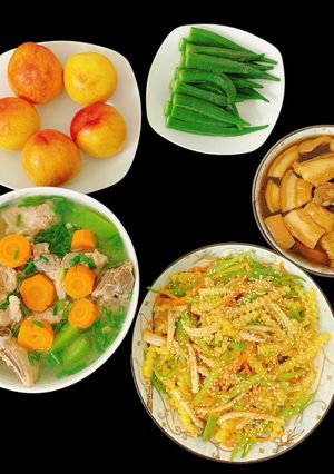 Hình của món Cầu vồng sau mưa - món chay.