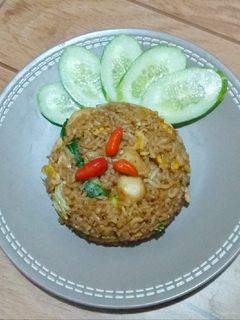 Foto resep Nasi Goreng Pakcoy Bakso Ikan