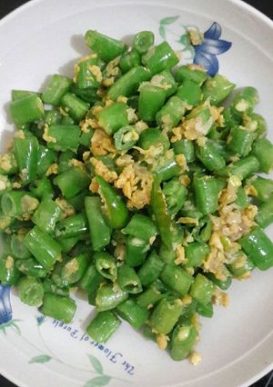 Foto resep Buncis cah telor cabe rawit