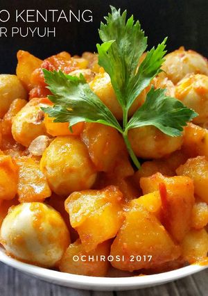 Foto resep Balado Kentang Telur Puyuh