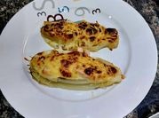 Una foto de endivias al horno