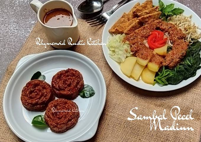 How to Prepare Yummy Sambal Pecel Madiun (Mawar & homemade)