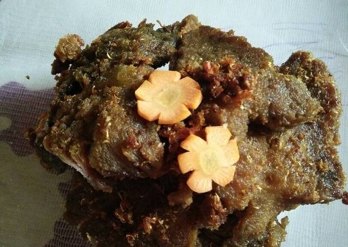 Empal daging sapi goreng