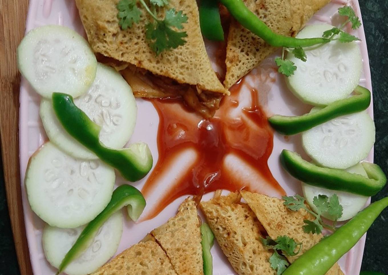 Chinese moong daal role