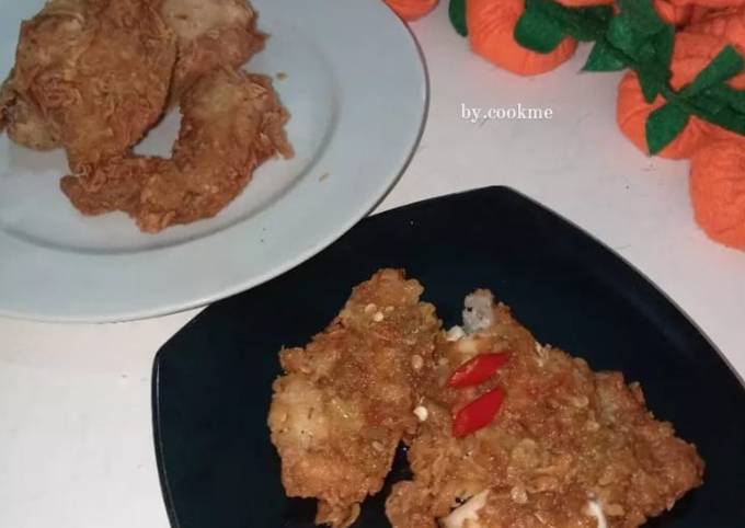 Ayam Krispy sambal geprek (super praktis)