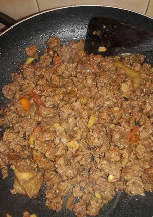 Foto resep Tumis daging cincang pedas