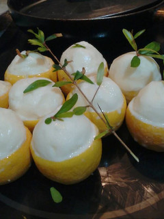 Una foto de Helados de Limón Caseros