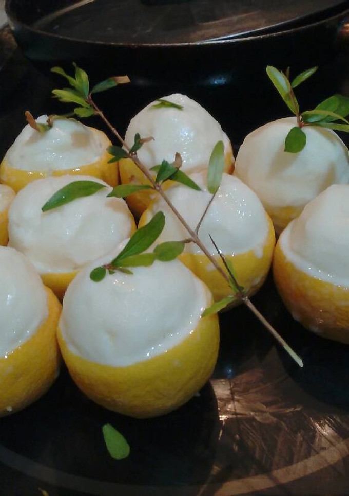 Una foto de Helados de Limón Caseros