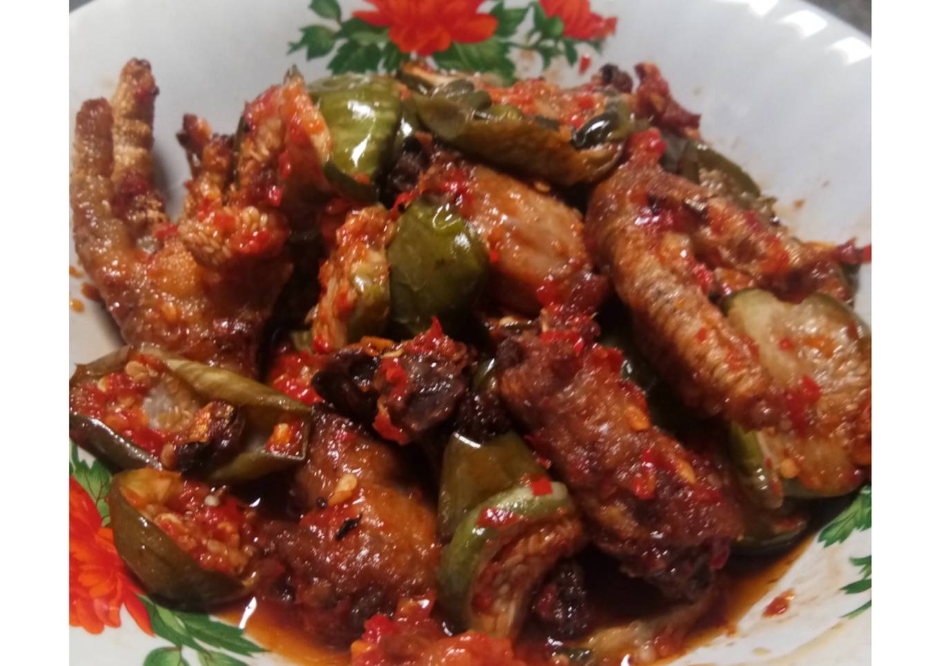 🍗Balado Ayam & Terong Bulat🍗