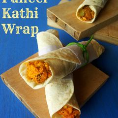 A picture of Paneer Kathi Wraps.