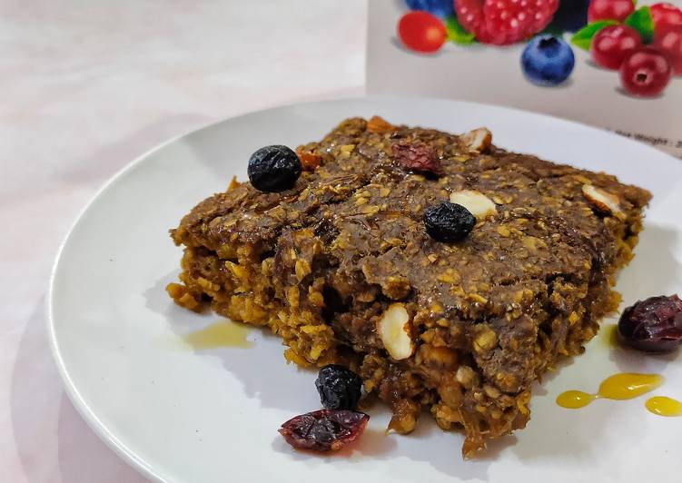 Recipe of Homemade Coffee Baked Oats