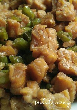 Foto resep Oseng tempe lombok ijo