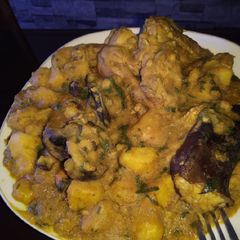 A picture of Yam porridge.