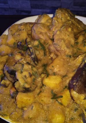A picture of Yam porridge.