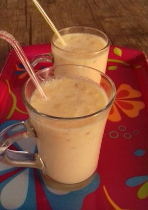 عکسی از دستور میلک شیک هلو🍑🍯