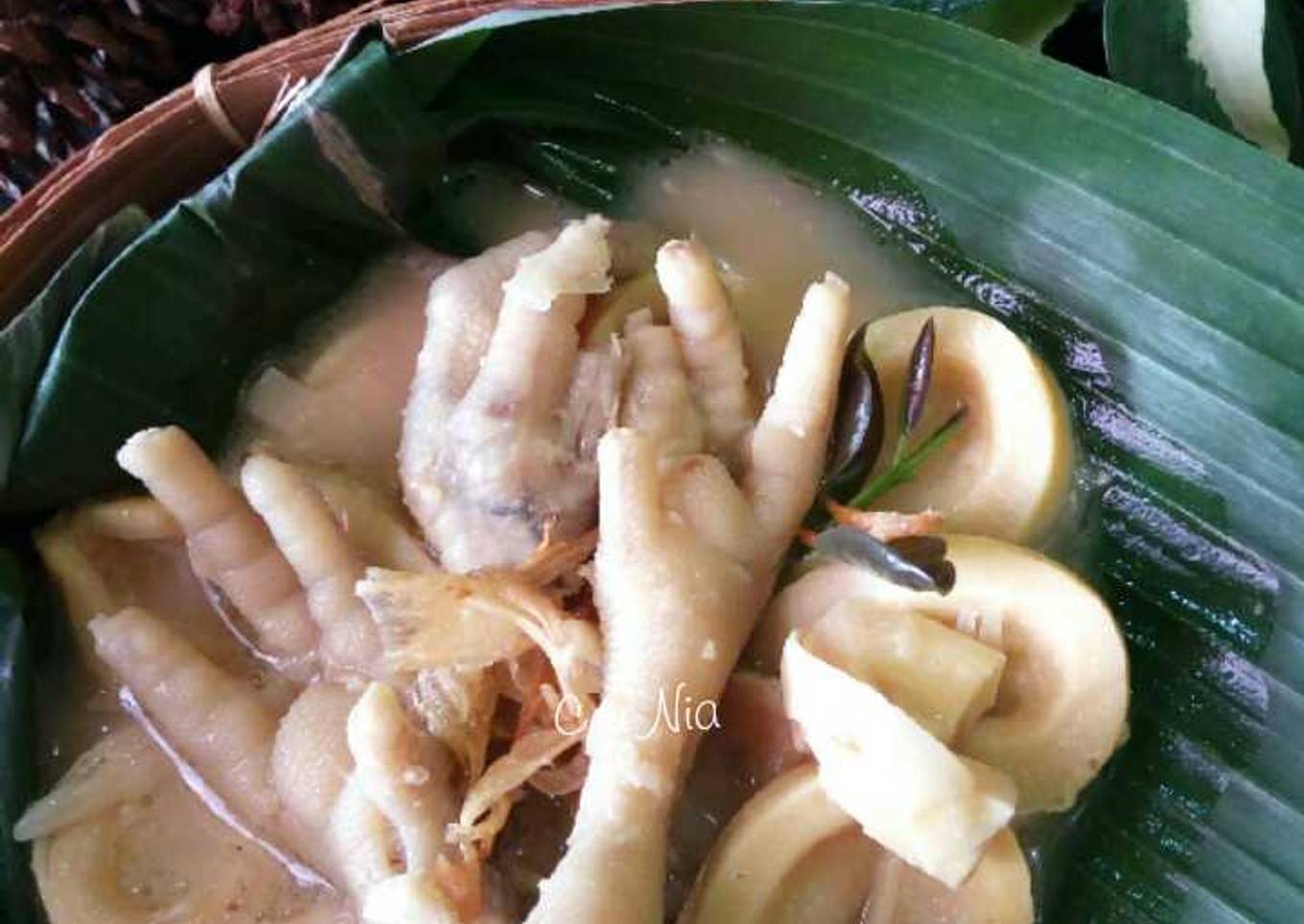 Sayur Rebung Ceker
