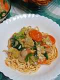 I Fu Mie toping kembang Kol ala solaria