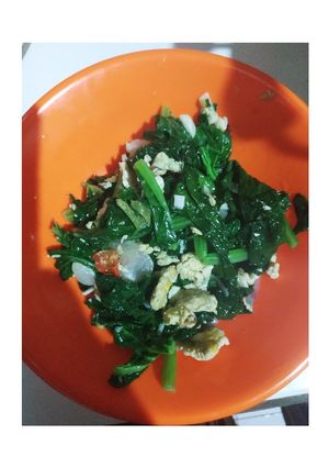 Foto resep Sawi Hijau Telur