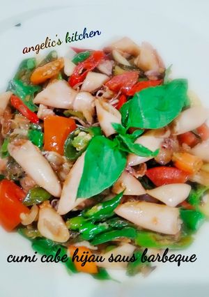 Foto resep Cumi cabe ijo barbeque sauce