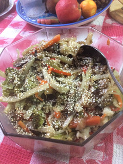 Una foto de Verduras salteadas