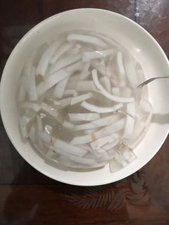 Hình của món Rau câu dừa.