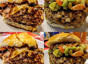Una foto de Hamburguesas caseras 🍔🍔🍔