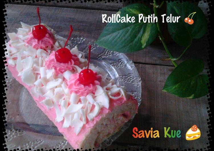 Proses Menyiapkan Rollcake Putih Telur🍰 yang sempurna