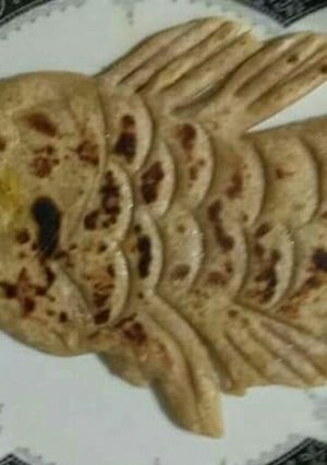A picture of #MMC post -11Fish parantha.