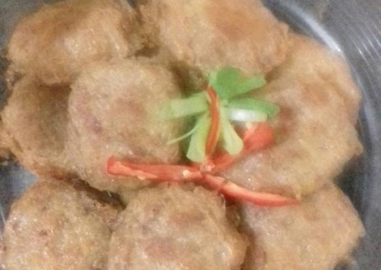 Resep Perkedel kentang daging rendang Anti Gagal