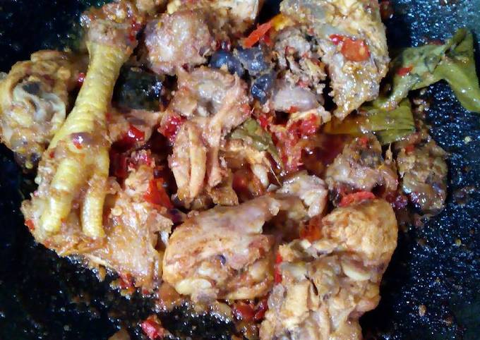 Ayam rica bumbu ungkep