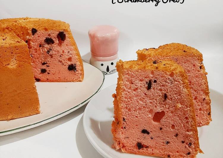 Chiffon Cake Black Pink (Strawberry Oreo)