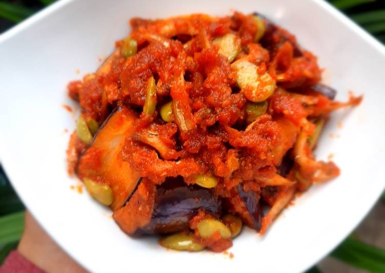 Resep Sambal Terong Teri Pete yang pingin nambah