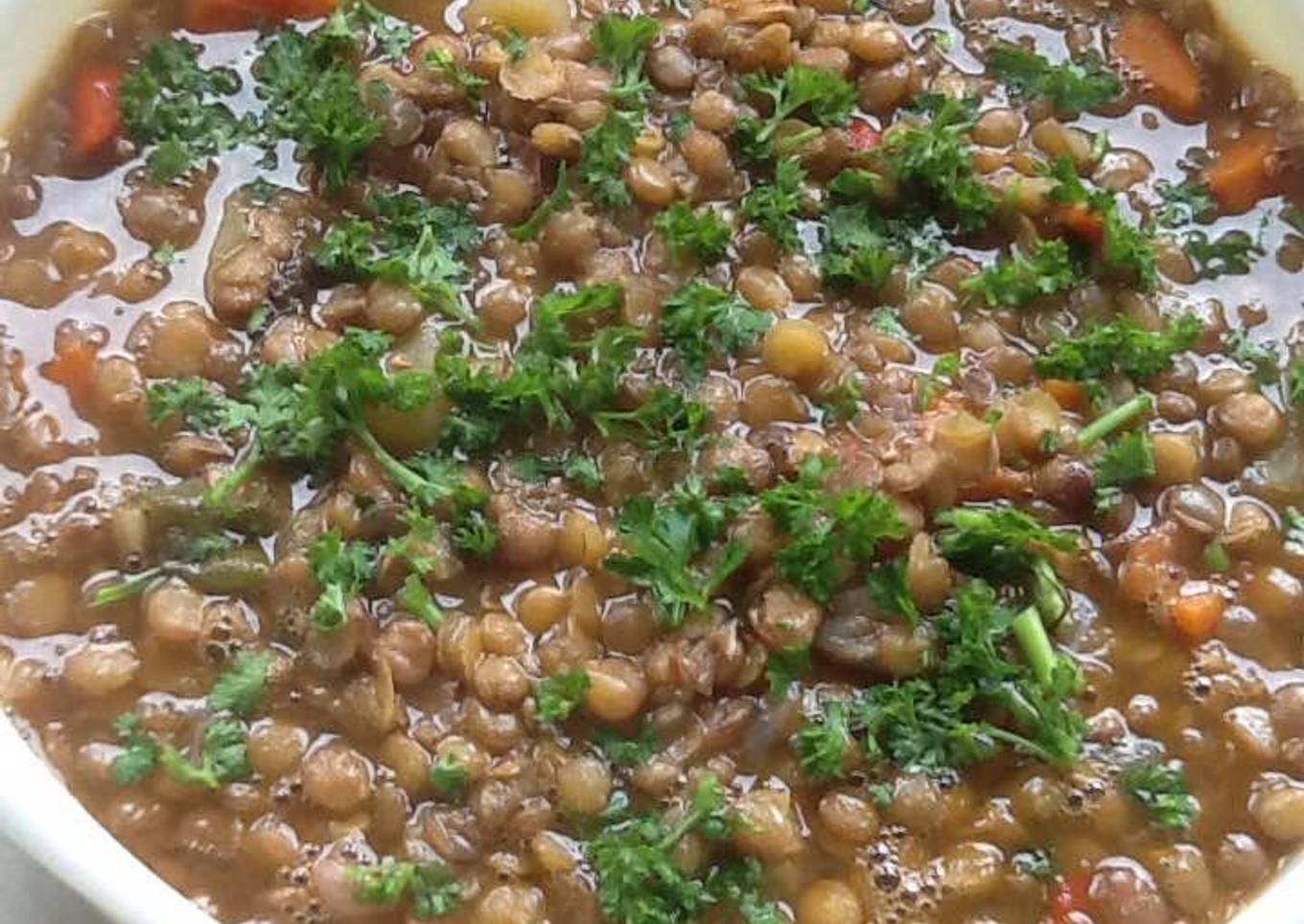 Estofado de lentejas