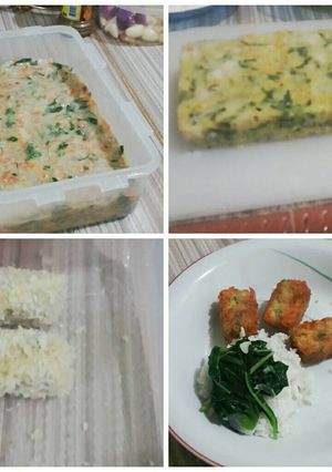 Foto resep nugget mixed seafood with vegetables