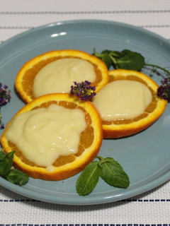 Una foto de Crema pastelera de naranja 🍊