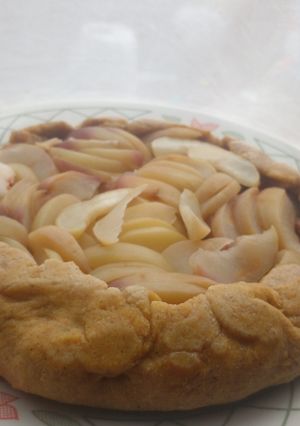 Una foto de Galette de durazno