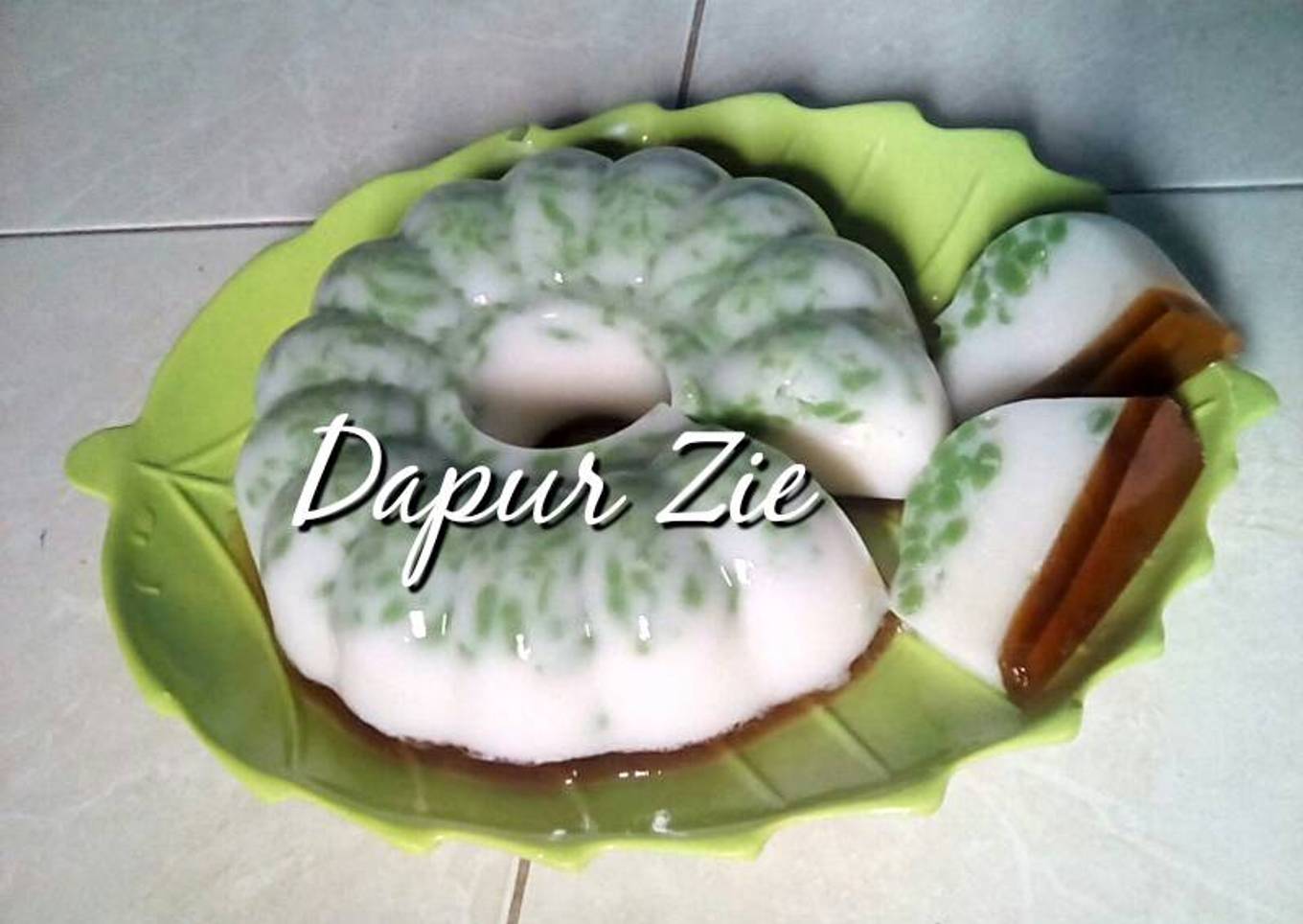 Puding cendol gula merah