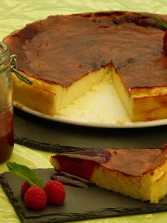 Una foto de Tarta de queso al horno