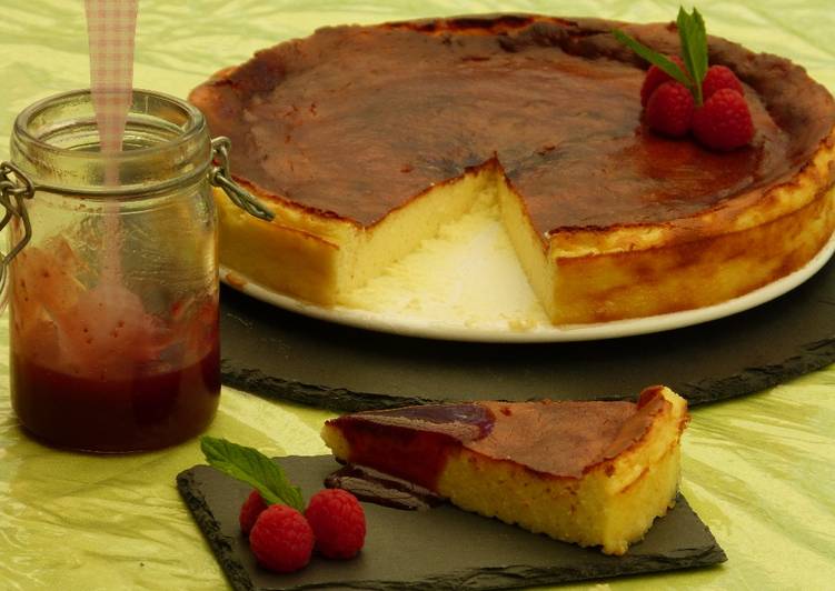 Tarta de queso al horno