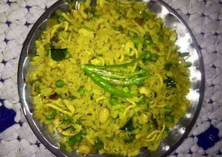 Recipe of Super Quick Homemade Khatta mitha Poha