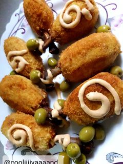 عکسی از دستور ران مرغ دروغین با سیب زمینی