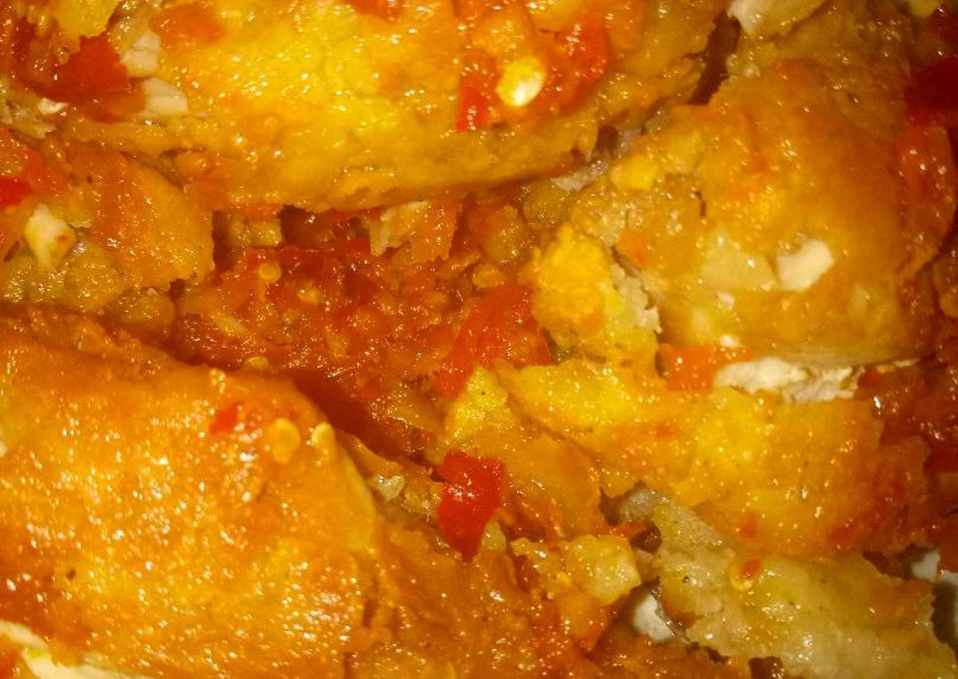 Ayam geprek rumahan