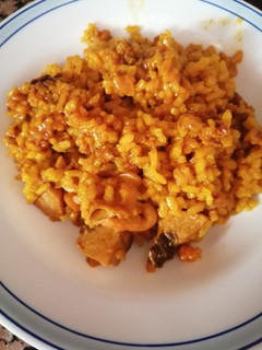 Una foto de Arroz de pescado