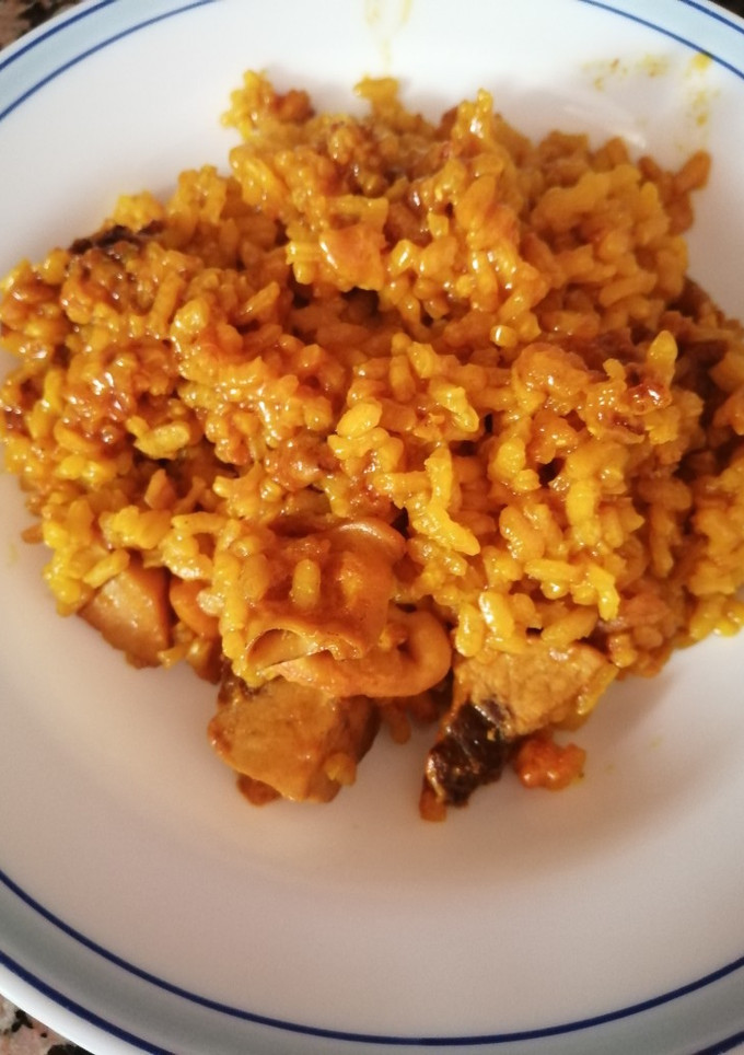 Una foto de Arroz de pescado