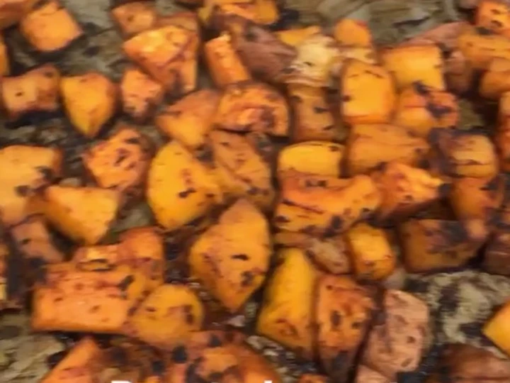 Easy Way Make Roasted sweet potatoes, acorn, & butternut squash the Perfect Delicious