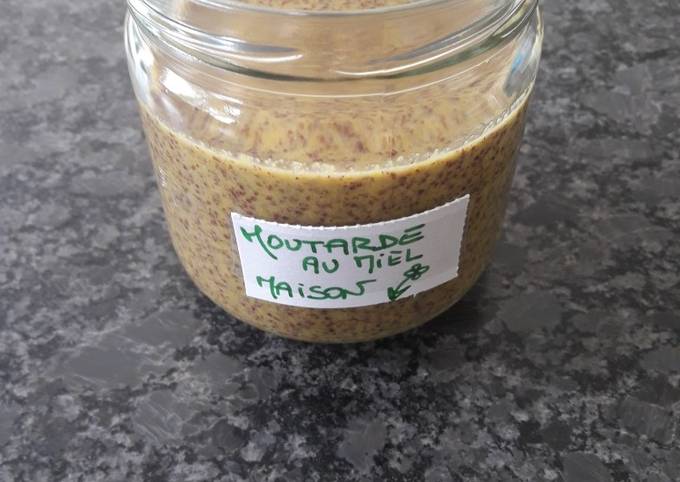 Moutarde au miel maison