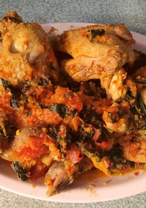 Foto resep Ayam Woku Kemangi Pedas (Menu Diet) No Minyak, No Gula, NoSantan