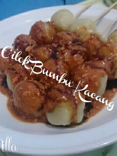Foto resep Cilok kuah kacang
